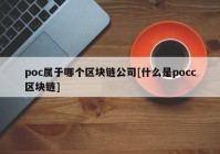 poc属于哪个区块链公司[什么是pocc区块链]